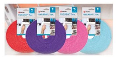 VELCRO One Wrap Band 25m 10mm SchwzFRT VEL-OW64102 von LumaTech