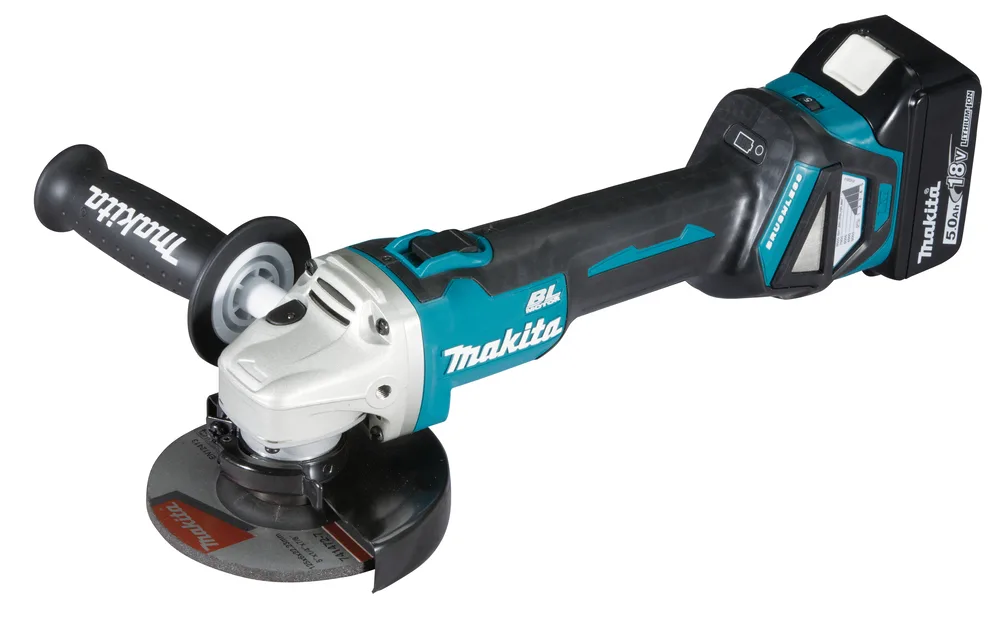 Makita DGA511RTJ Akku-Winkelschleifer inkl. MAKPAC + 2 Akkus 5.0Ah, Ansicht 2