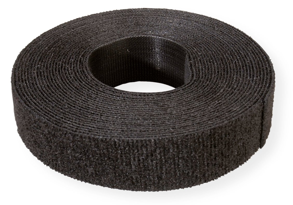 VELCRO ONE-WRAP 25m unperfor. schwarz von LumaTech