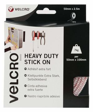 VELCRO VEL-EC60246 - Weiß - 50 mm - 2,5 m - 1 Stück(e) - Box von LumaTech