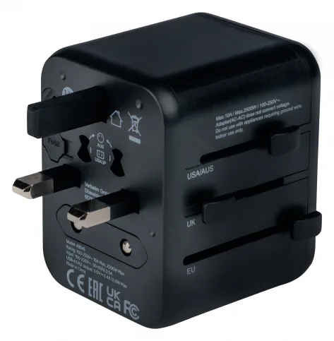 Verbatim 49543 - Universal - Universal - Typ A - Typ B - Typ C (Euro-Stecker) - Typ E (FR) - Typ F - Typ G (VK), Ansicht 4