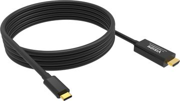Vision Adapterkabel - 24 pin USB-C männlich zu HDMI männlich - 2 m - Schwarz - unterstützt 8K UHD (7680 x 4320) von LumaTech