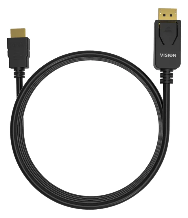 Vision Adapterkabel - DisplayPort männlich zu HDMI männlich, Ansicht 2