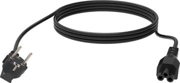 Vision Stromkabel - IEC 60320 C5 zu power CEE 7/7 (S) von LumaTech