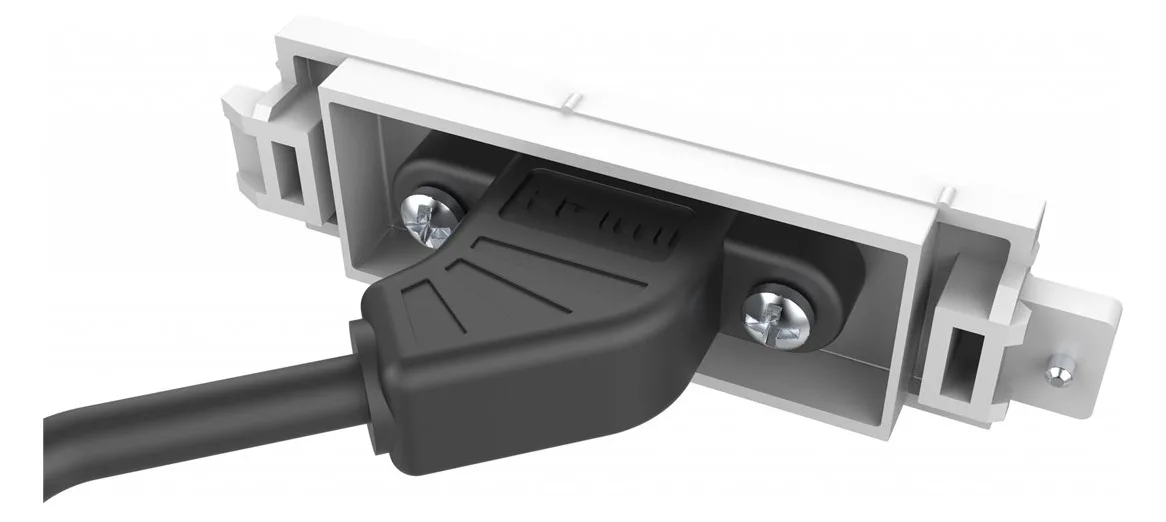 Vision TechConnect 3 Active Booster Module - Modulares Faceplate-Kit mit Snap-ins und Kabeln, Ansicht 4