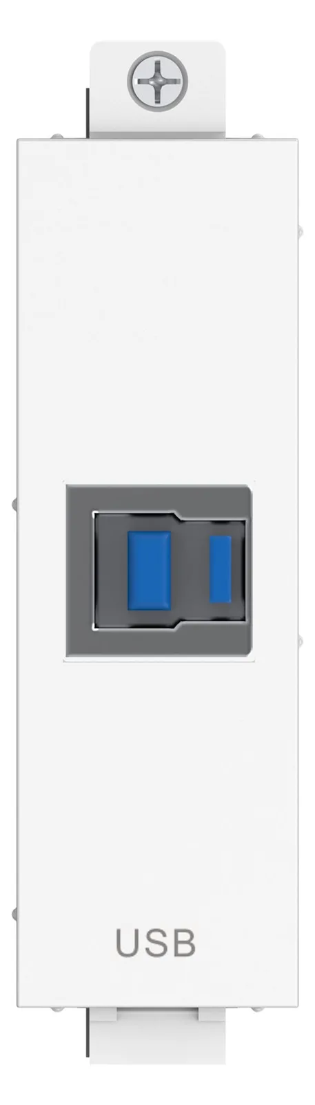 Vision TechConnect 3 USB-b module - Modulares Faceplate-Snap-In, Ansicht 4