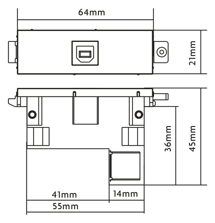 Vision TechConnect 3 USB-b module with active booster circuit, Ansicht 4