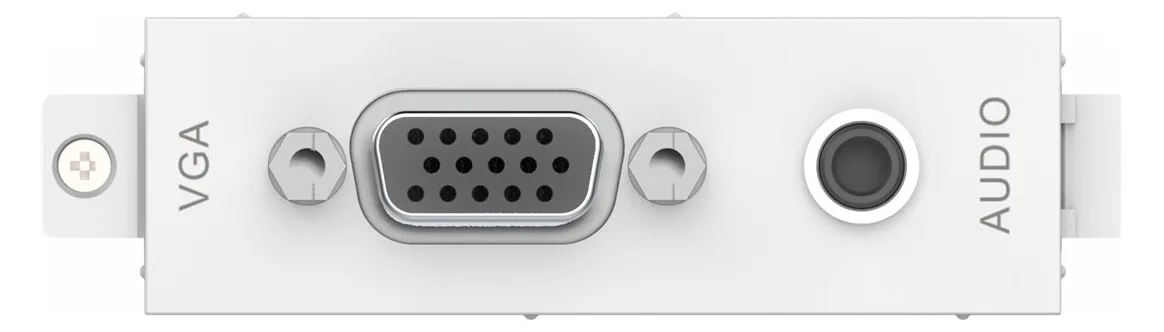 Vision TechConnect 3 VGA+3.5mm module - Modulares Faceplate-Snap-In, Ansicht 2