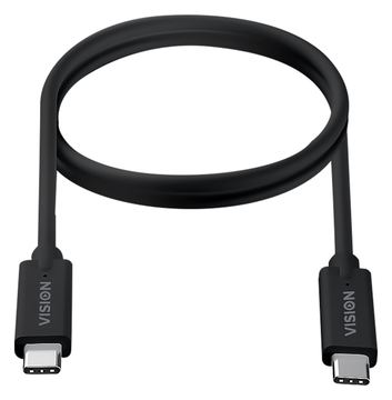 Vision USB-Kabel - 24 pin USB-C (M) zu 24 pin USB-C (M) von LumaTech