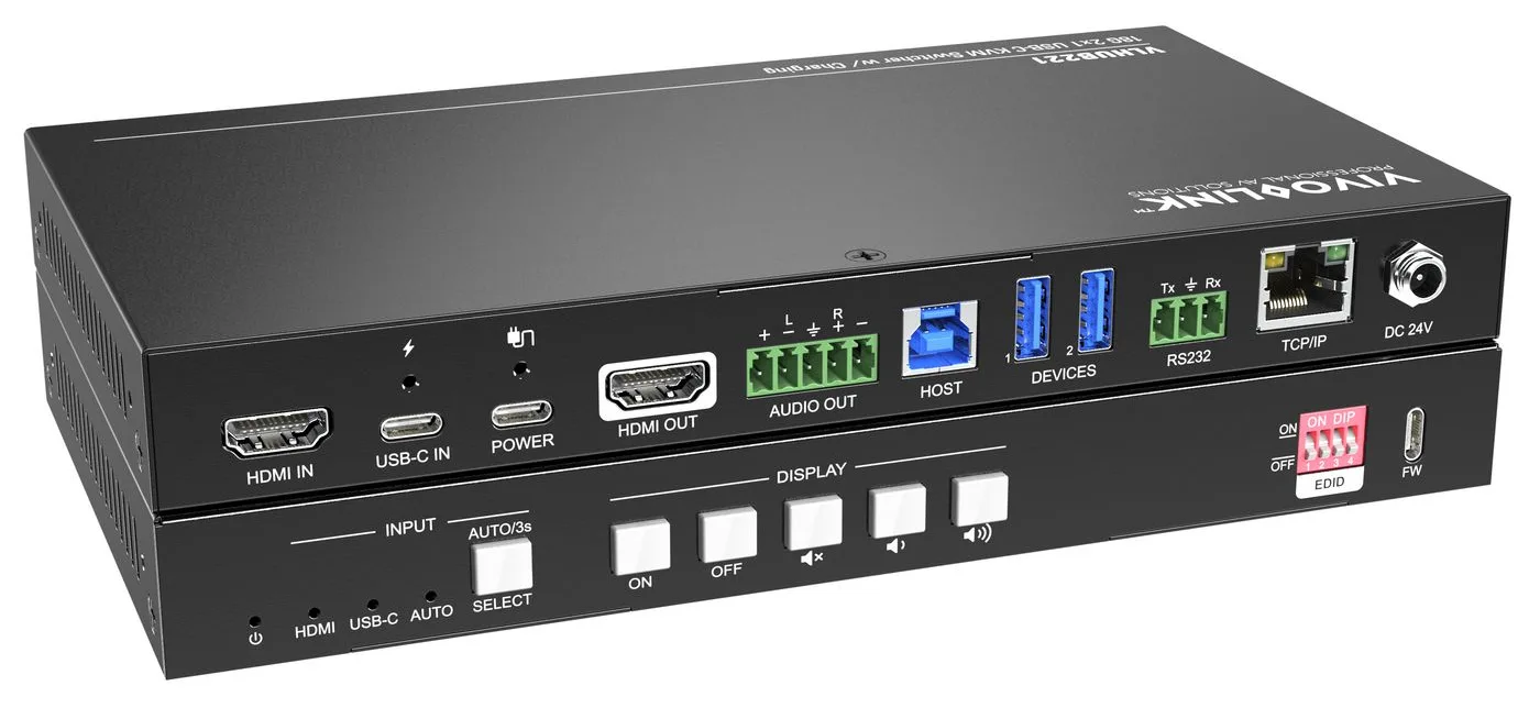 VivoLink 4K Presentation HDMI and USB-C to HDMI+USB3.0 - Digital/Daten - Digital/Display/Video, Ansicht 4