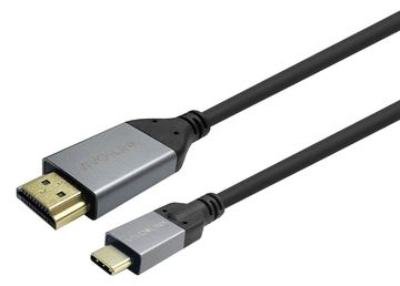 VivoLink Adapterkabel - 24 pin USB-C männlich zu HDMI männlich von LumaTech
