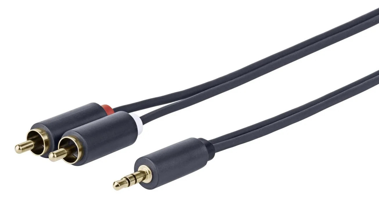 VivoLink Audiokabel - mini-phone stereo 3.5 mm männlich zu RCA männlich, Ansicht 2