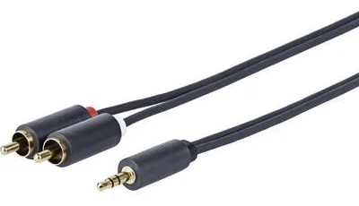 VivoLink Audiokabel - mini-phone stereo 3.5 mm männlich zu RCA männlich, Ansicht 2