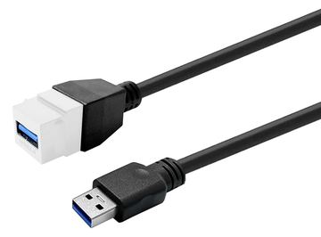 VivoLink Keystone White USB3.0 A-Female to A-Male - Digital/Daten - Digital/Display/Video von LumaTech