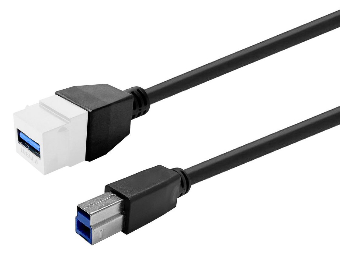 VivoLink Keystone White USB3.0 A-Female to B-Male - Digital/Daten - Digital/Display/Video von LumaTech