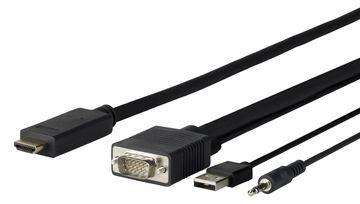 VivoLink Pro - HDMI-Kabel - HDMI männlich zu USB, HD-15 (VGA) von LumaTech