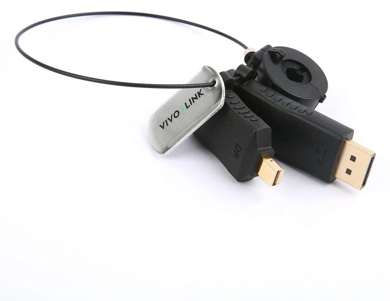 VivoLink PROADRING1 - Displayport - Mini DisplayPort - Schwarz - Single - Gerade - Gerade, Ansicht 3