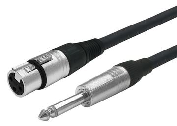 VivoLink PROAUDXLRFJACK3 - XLR - Weiblich - 6.35mm - Männlich - 3 m - Schwarz von LumaTech