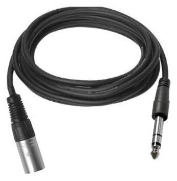 VivoLink PROAUDXLRJACKS2 - XLR - Männlich - 6.35mm TRS - Männlich - 2 m - Schwarz von LumaTech
