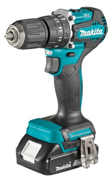 Makita DHP487RAJ Akku-Schlagbohrschrauber inkl. MAKPAC + 2 Akkus 2.0Ah