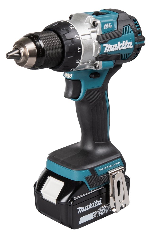 Makita DHP489RTJ Akku-Schlagbohrschrauber inkl. MAKPAC + 2 Akkus 5.0Ah