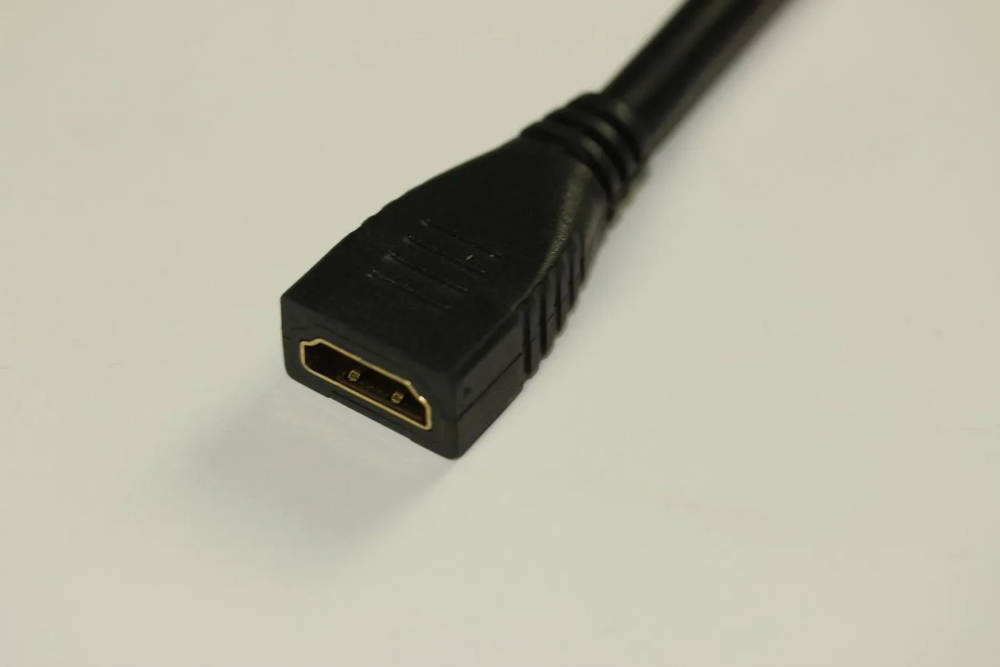 VivoLink PROHDMIHDFFWP - 0,25 m - HDMI Typ A (Standard) - HDMI Typ A (Standard) - 4096 x 2160 Pixel - 3D - Schwarz, Ansicht 2