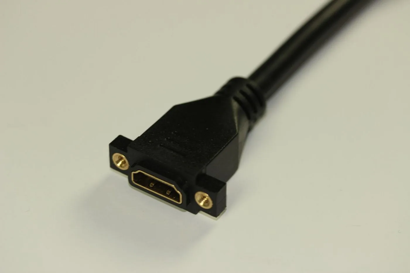 VivoLink PROHDMIHDFFWP - 0,25 m - HDMI Typ A (Standard) - HDMI Typ A (Standard) - 4096 x 2160 Pixel - 3D - Schwarz, Ansicht 3