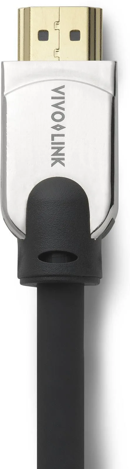 VivoLink PROHDMIHDMFM2-LSZH - 2 m - HDMI Typ A (Standard) - HDMI Typ A (Standard) - 3840 x 2160 Pixel - 3D - Schwarz, Ansicht 4