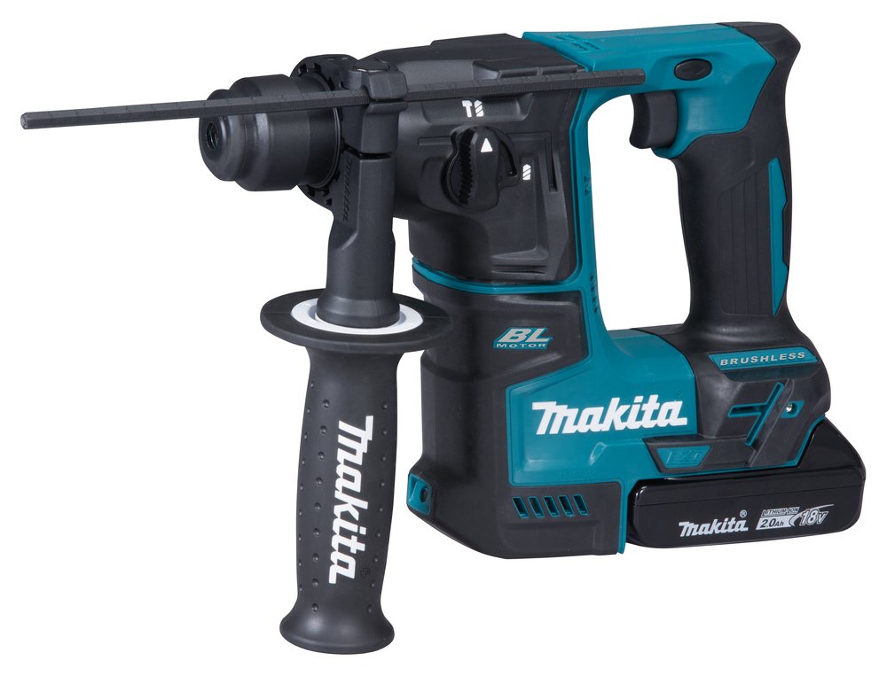 Makita DHR171RAJ Akku-Bohrhammer inkl. MAKPAC + 2 Akkus 2.0Ah