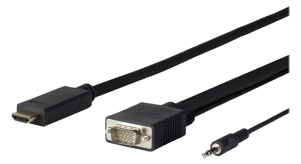 VivoLink PROHDMIVGA5 - 5 m - HDMI Typ A (Standard) - VGA (D-Sub) + 3.5mm - Männlich - Männlich - Gerade von LumaTech