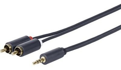 VivoLink PROMJRCA0.5 - 3.5mm - Männlich - 2 x RCA - Männlich - 0,5 m - Schwarz von LumaTech