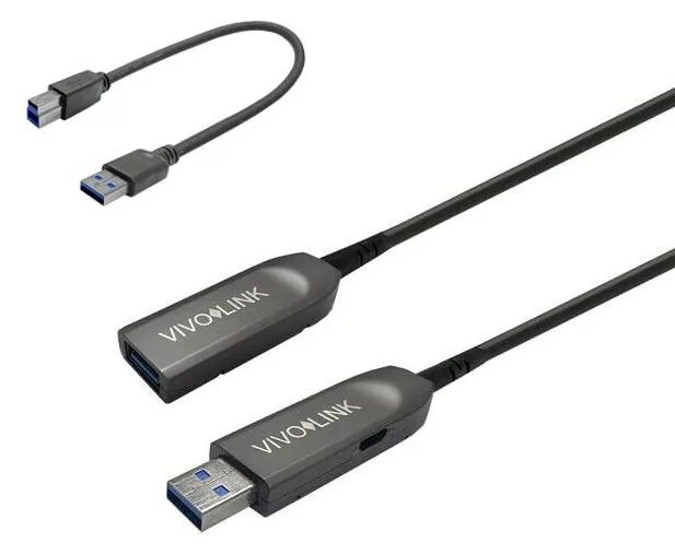 VivoLink PROUSB3AAF10 - 10 m - USB A - USB A - USB 3.2 Gen 1 (3.1 Gen 1) - 5 Gbit/s - Schwarz, Ansicht 2