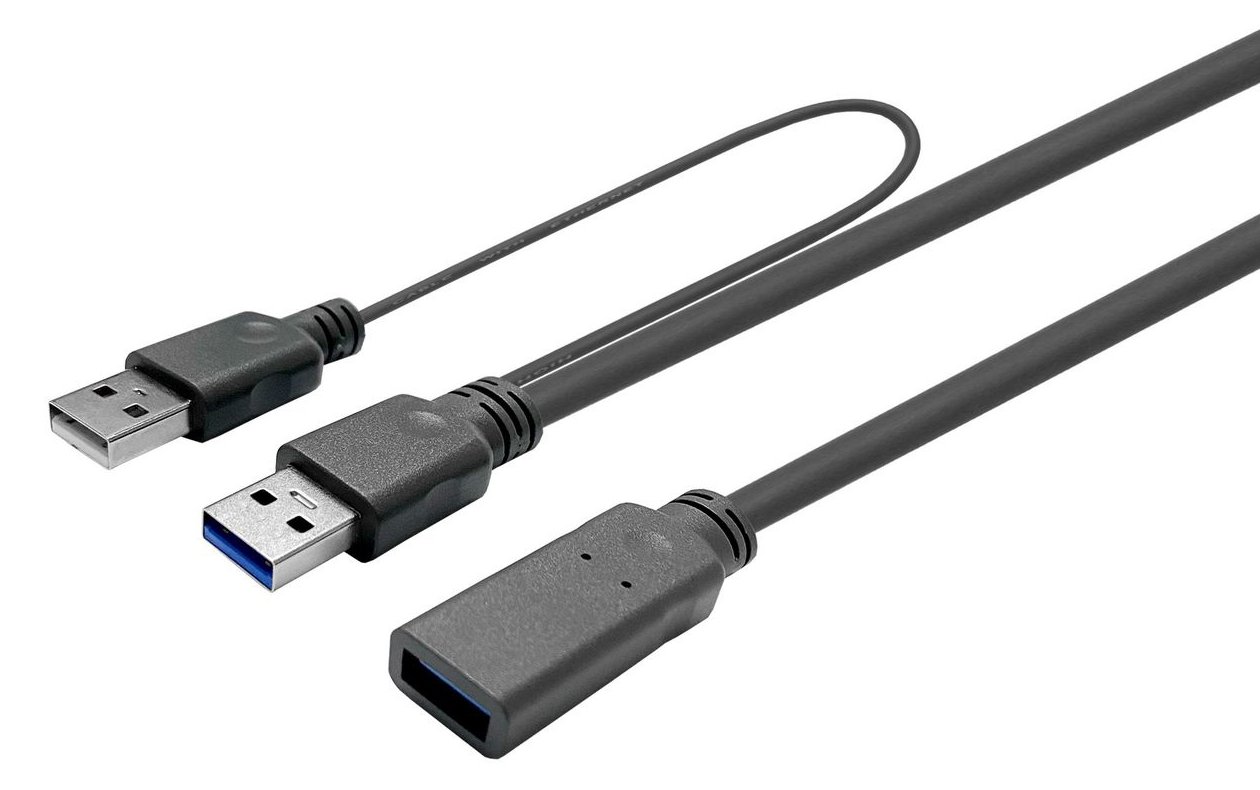 VivoLink PROUSB3AAF3C - 3 m - USB A - USB A - USB 3.2 Gen 1 (3.1 Gen 1) - Schwarz von LumaTech