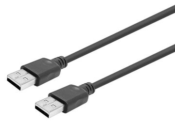 VivoLink PROUSBAA15 - 15 m - USB A - USB A - USB 2.0 - Männlich/Männlich - Schwarz von LumaTech