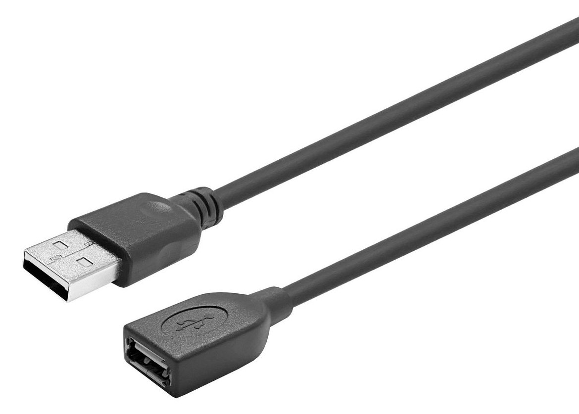 VivoLink PROUSBAAF20 - 20 m - USB A - USB A - USB 2.0 - Männlich/Weiblich - Schwarz von LumaTech