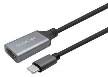 VivoLink PROUSBCHDMIMF1 - 1 m - USB C - HDMI - Männlich - Weiblich - Gerade von LumaTech