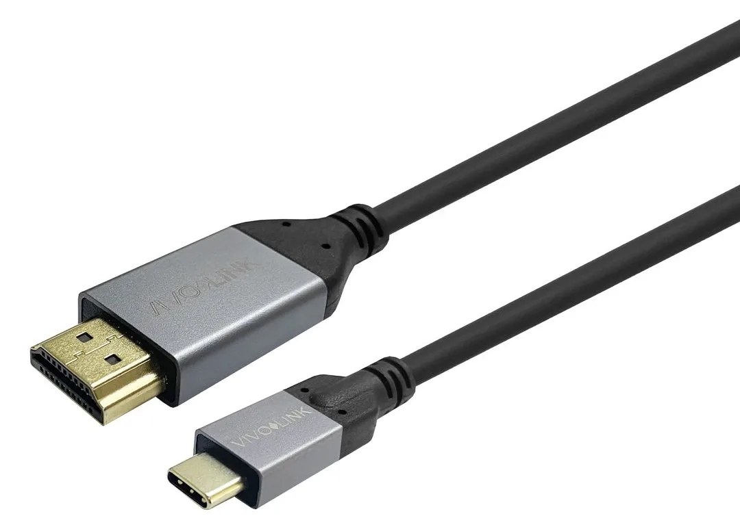 VivoLink PROUSBCHDMIMM4 - 4 m - USB C - HDMI Typ A (Standard) - USB 3.2 Gen 1 (3.1 Gen 1) - Schwarz, Ansicht 2