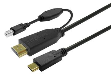 VivoLink PROUSBCHDMIUSBB10 - 10 m - USB C - USB 3.2 Gen 1 (3.1 Gen 1) - 5 Gbit/s - Schwarz von LumaTech