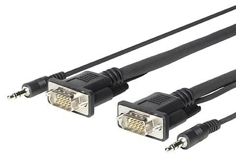 VivoLink PROVGAMCS1.8 - 1,8 m - VGA (D-Sub) + 3.5mm - VGA (D-Sub) + 3.5mm - Männlich - Männlich - Gerade von LumaTech