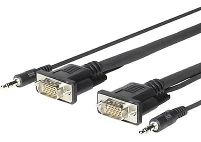 VivoLink PROVGAMCS4.6 - 4,6 m - VGA (D-Sub) + 3.5mm - VGA (D-Sub) + 3.5mm - Männlich - Männlich - Gerade, Ansicht 2