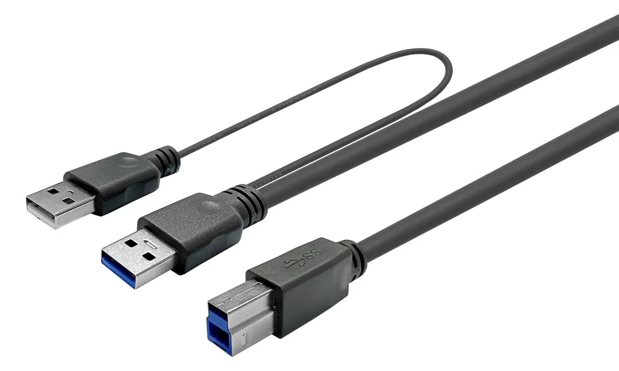 VivoLink USB 3.0 ACTIVE CABLE A MALE - B MALE 10m - Kabel - Digital/Daten, Ansicht 2