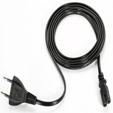Zebra Stromkabel - Eurostecker zu IEC 60320 C7 von LumaTech