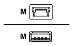 Zebra USB-Kabel - mini-USB Typ B (M) zu USB (M), Ansicht 2