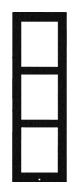 2N Telecommunications 2N - Befestigungsrahmen - Schwarz von LumaTech