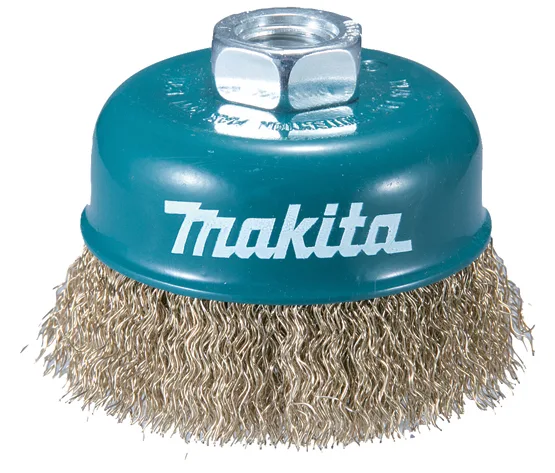Makita Drahttopfbürste - für Holz, Metall, Farbe, Rost, Schweißkanten, Ansicht 2