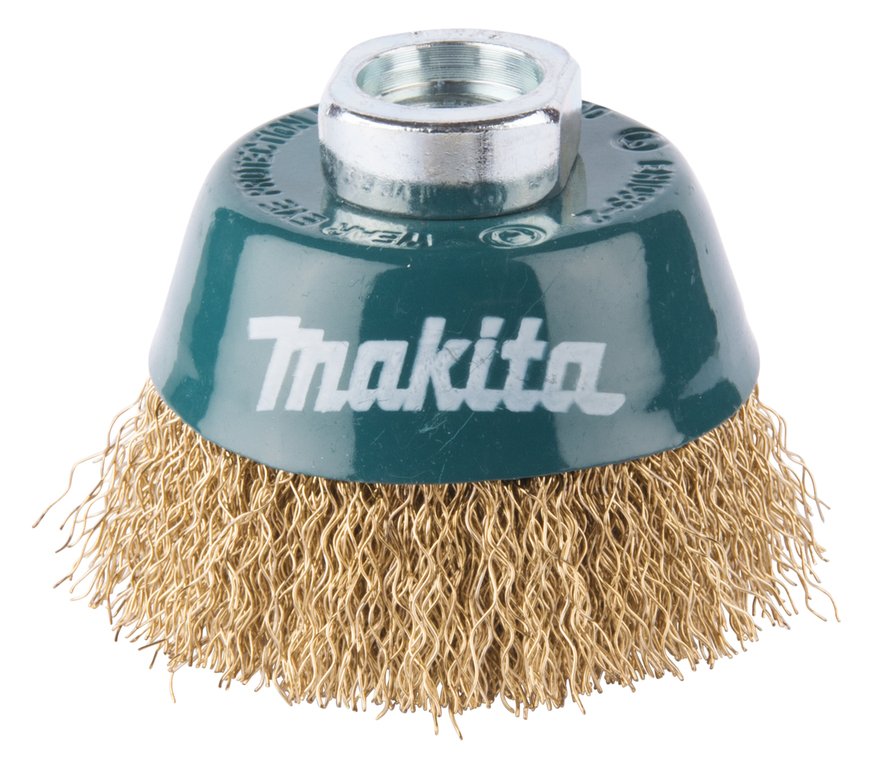 Makita Drahttopfbürste - für Stahl, Hartholz, Farbe, Rost, Schweißkanten