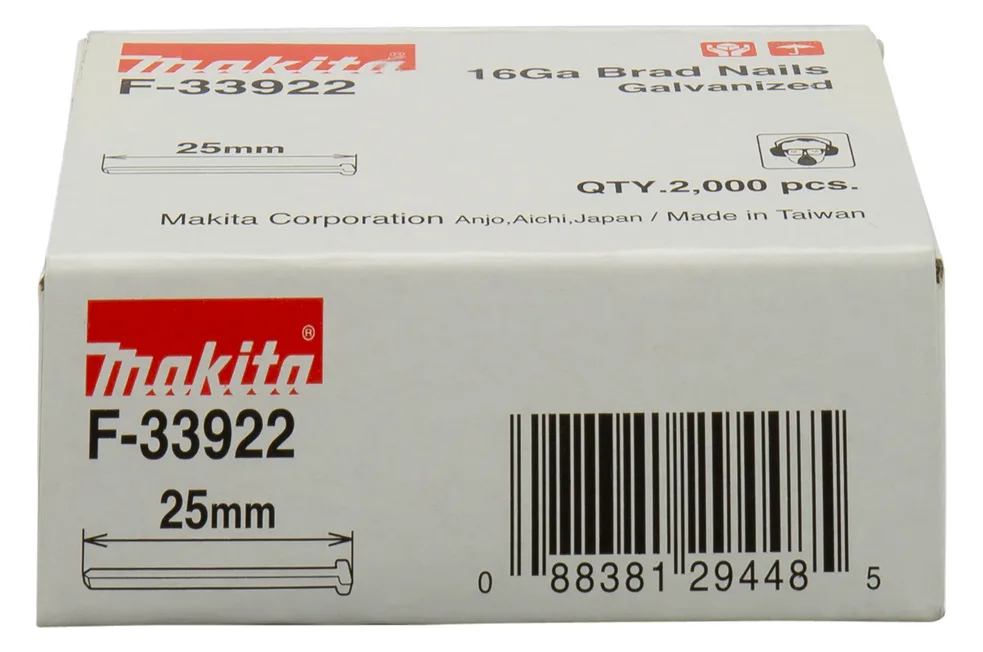 Makita Dübelnägel - 2000 Stücke - 2.8 mm - Länge: 25 mm, Ansicht 3