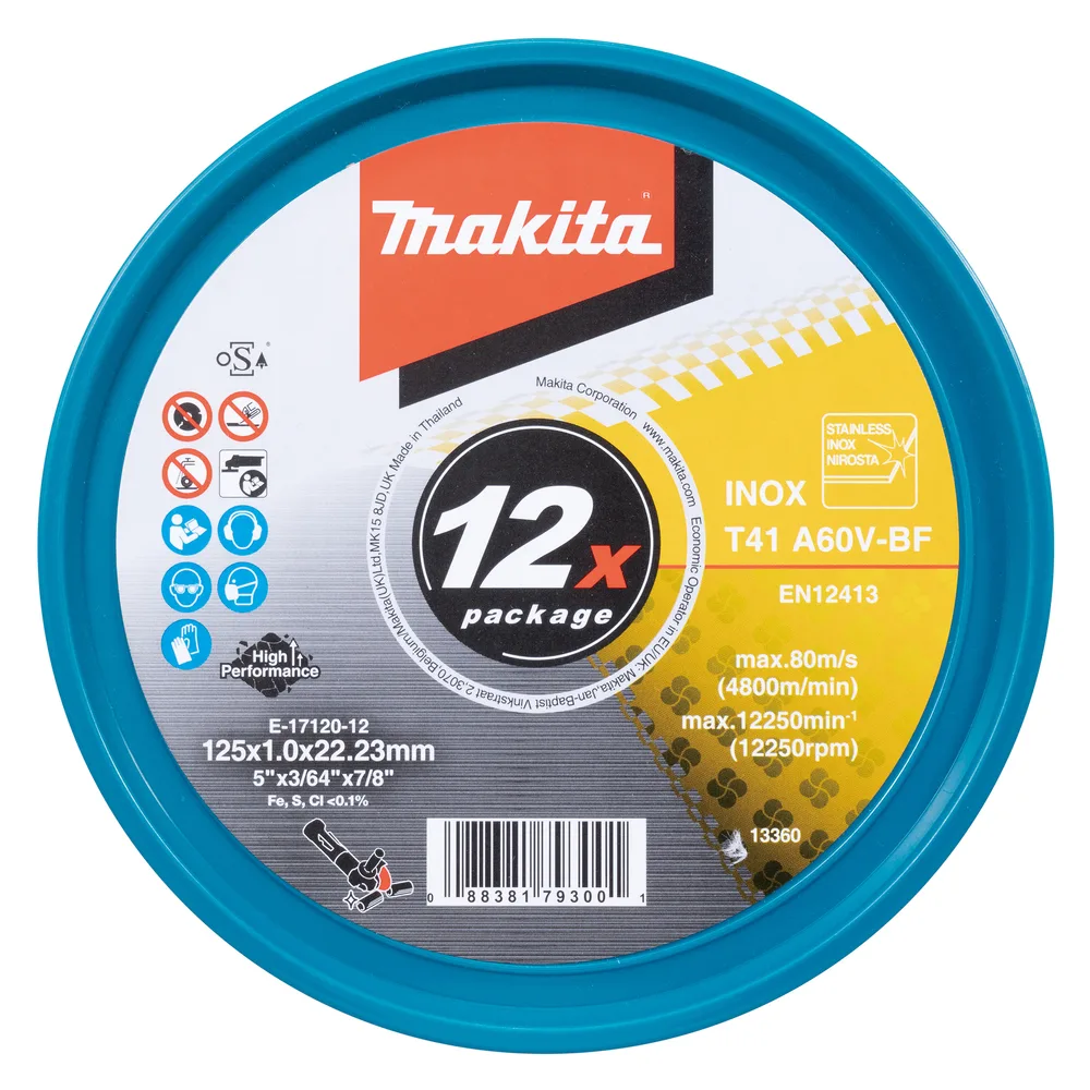 Makita E-17120-12 Trennscheibe gerade 125 mm 12 St., Ansicht 3