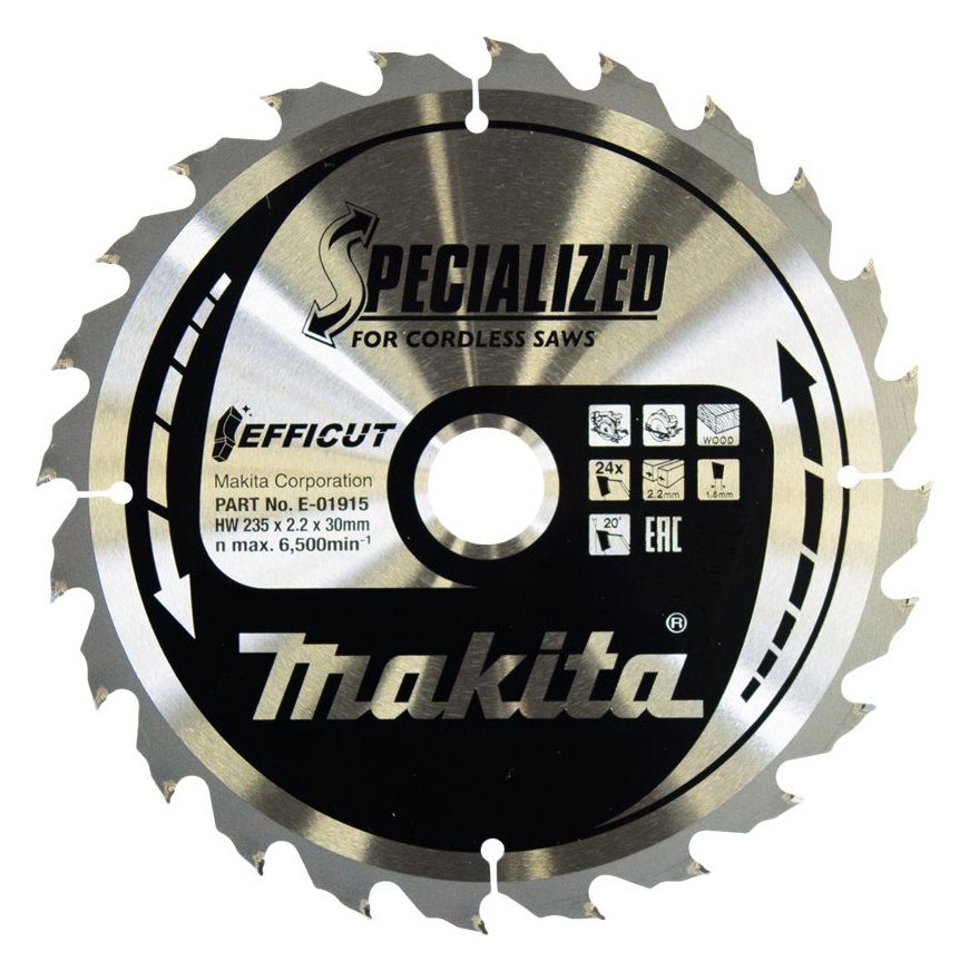 Makita Efficut - Kreissägeblatt - für Holz - 235 mm