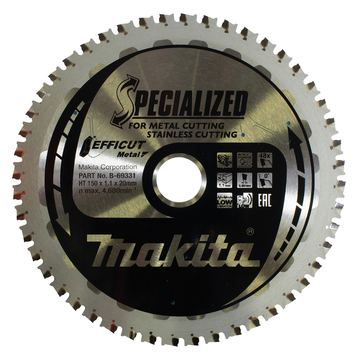 Makita Efficut - Kreissägeblatt - für Metall, Edelstahl, Stahl von LumaTech